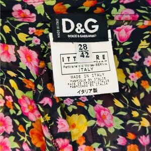 Dolce & Gabbana Floral Midi silk Skirt - 42
